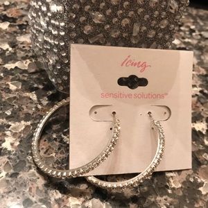 Icing • Diamond Hoop Earrings
